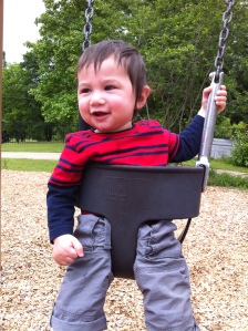 This swing is comfortable